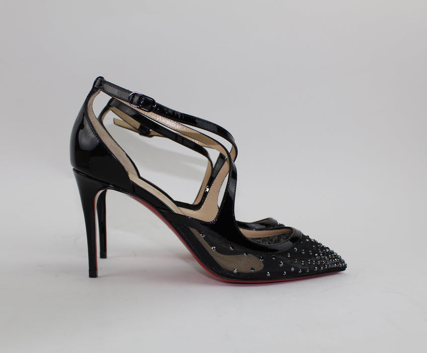 CHRISTIAN LOUBOUTIN TWISTISSIMA STRASS 85mm - LuxurySnob