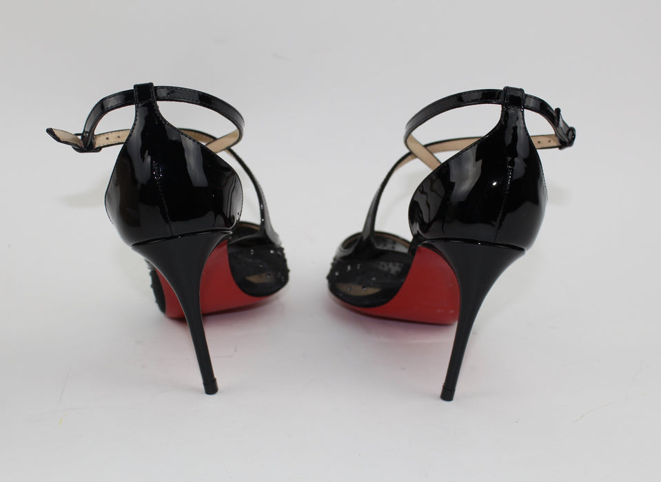 CHRISTIAN LOUBOUTIN TWISTISSIMA STRASS 85mm - LuxurySnob