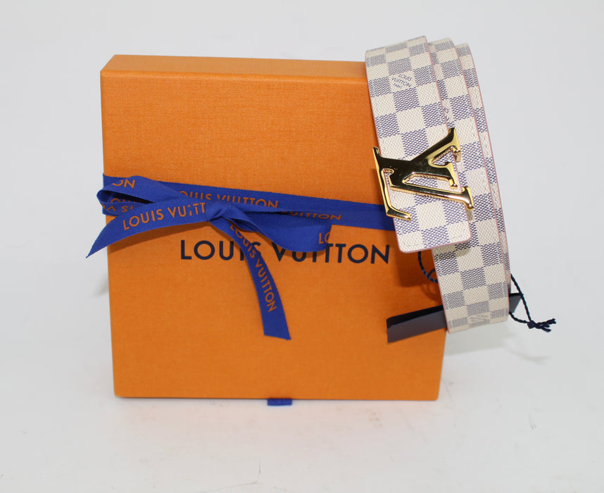 LOUIS VUITTON LV INITIALES 30MM REVERSIBLE BELT SIZE 90/36 - LuxurySnob