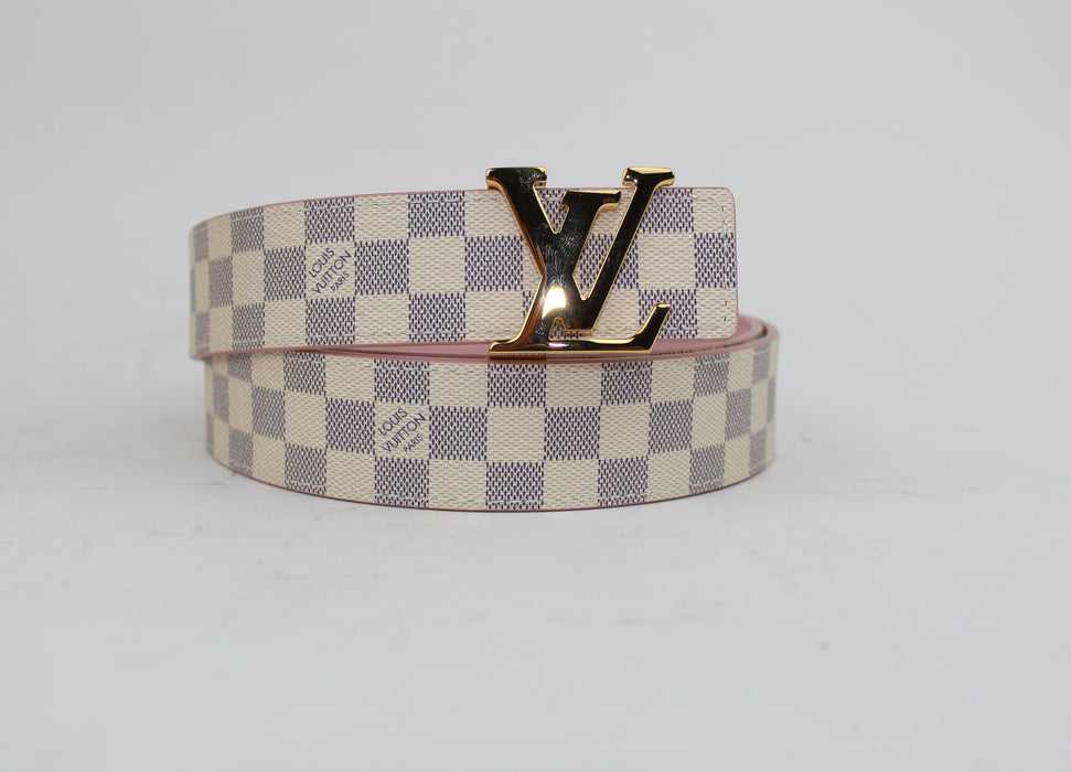 LOUIS VUITTON LV INITIALES 30MM REVERSIBLE BELT SIZE 90/36 - LuxurySnob
