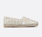 Dior Granville Espadrilles with Gold-Toned Metallic Thread