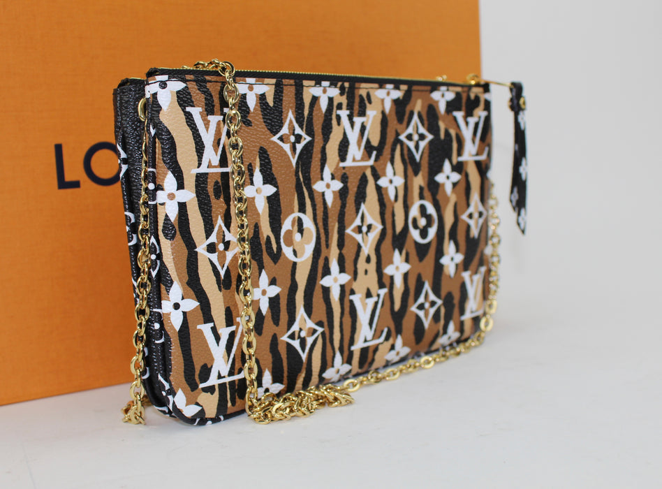 LOUIS VUITTON POCHETTE DOUBLE ZIP BAG - LuxurySnob