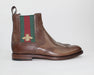 GUCCI MEN'S STRAND LEATHER WINGTIP CHELSEA BOOTS - LuxurySnob