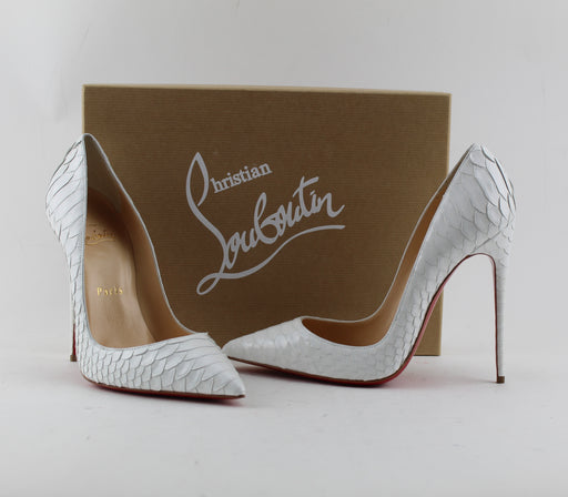 CHRISTIAN LOUBOUTIN SO KATE PYTHON SIZE 38 - LuxurySnob