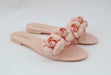 CHANEL PVC SLIDES WITH CAMELLIA FLOWERS - LuxurySnob