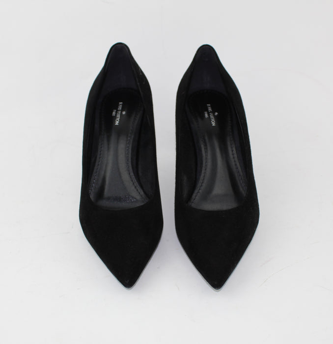 LOUIS VUITTON SUEDE 65MM PUMPS - LuxurySnob