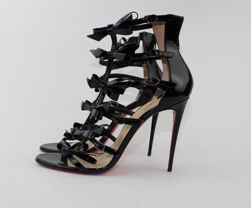 CHRISTIAN LOUBOUTIN GIRLYSTRAPPI BOW 100MM - LuxurySnob