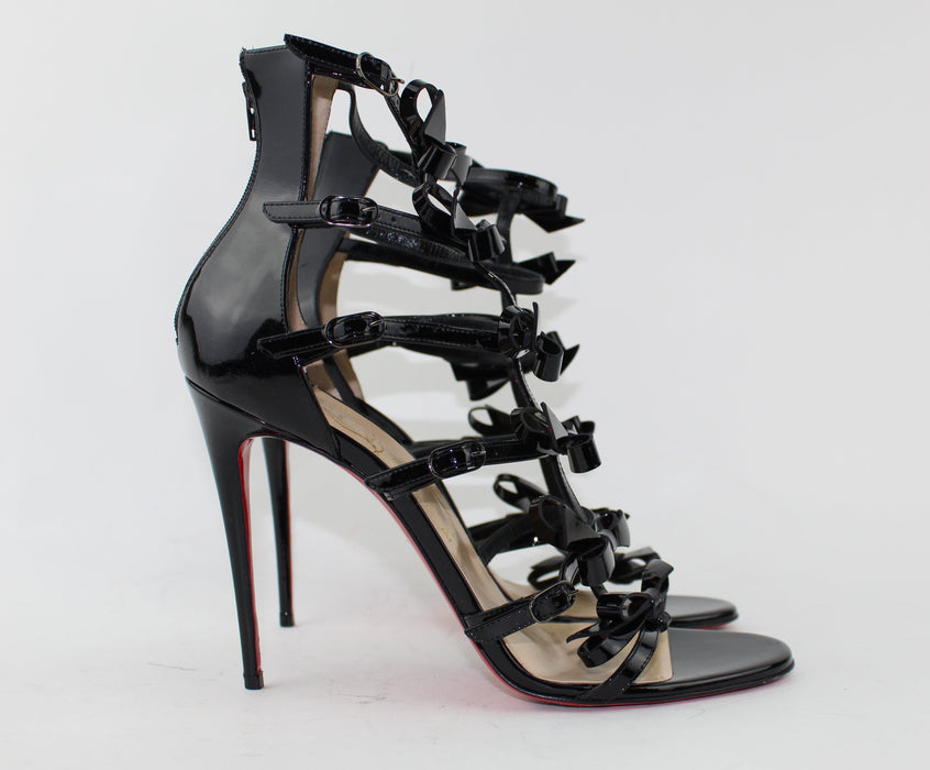 CHRISTIAN LOUBOUTIN GIRLYSTRAPPI BOW 100MM - LuxurySnob