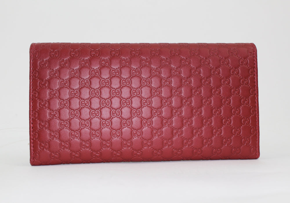 GUCCI MICROGUCCISSIMA CONTINENTAL FLAP WALLET - LuxurySnob