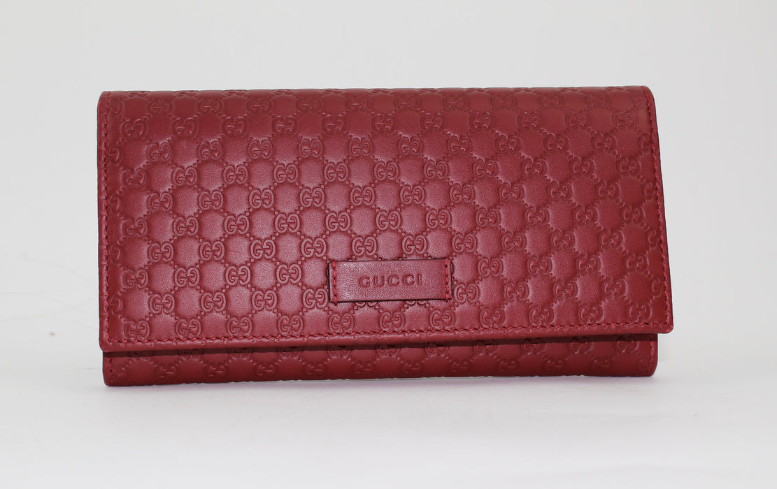 GUCCI MICROGUCCISSIMA CONTINENTAL FLAP WALLET - LuxurySnob