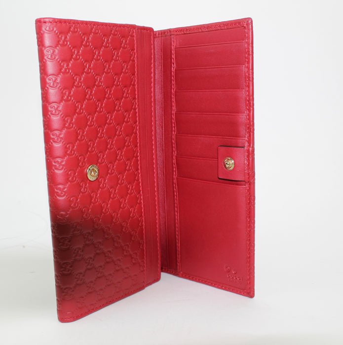 GUCCI MICROGUCCISSIMA CONTINENTAL FLAP WALLET - LuxurySnob