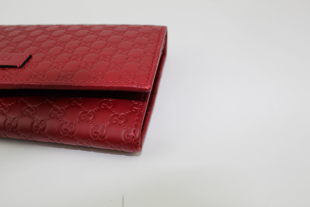 GUCCI MICROGUCCISSIMA CONTINENTAL FLAP WALLET - LuxurySnob