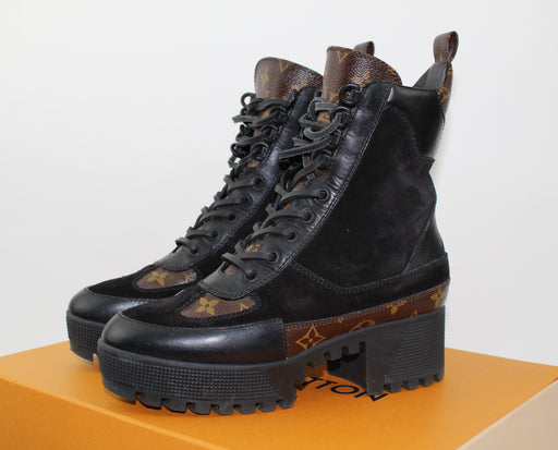 LOUIS VUITTON LAUREATE PLATFORM DESERT BOOT - LuxurySnob