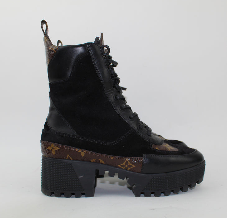 LOUIS VUITTON LAUREATE PLATFORM DESERT BOOT - LuxurySnob