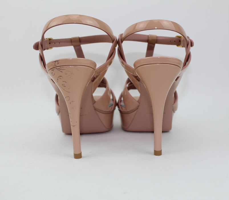 SAINT LAURENT TRIBUTE SANDALS SIZE 40 - LuxurySnob