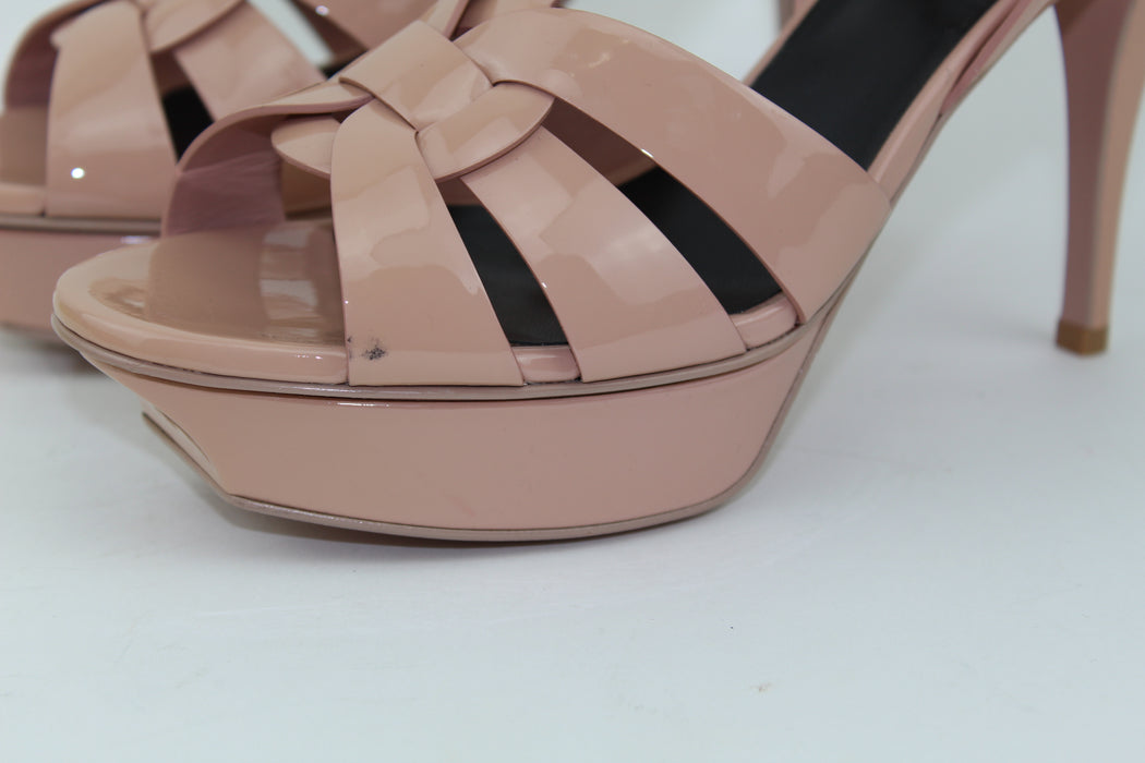 SAINT LAURENT TRIBUTE SANDALS SIZE 40 - LuxurySnob