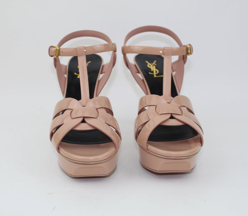 SAINT LAURENT TRIBUTE SANDALS SIZE 40 - LuxurySnob