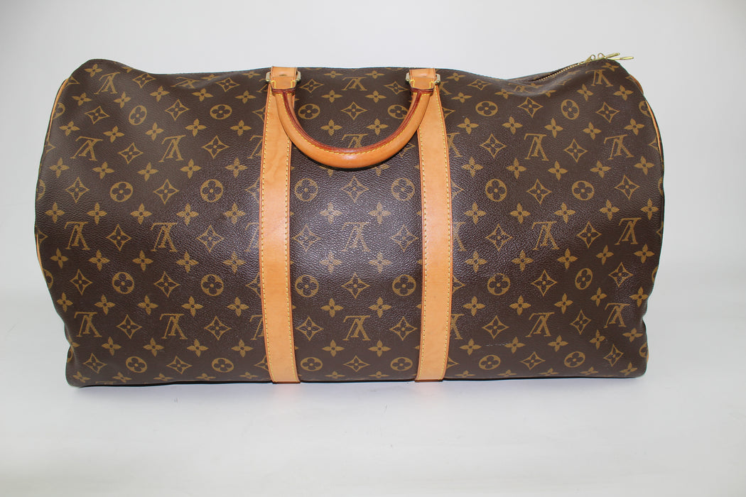 LOUIS VUITTON MONOGRAM KEEPALL 55 - LuxurySnob