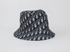 DIOR TEDDY D CD OBLIQUE BLUE SMALL-BRIM BUCKET HAT SIZE 58 - LuxurySnob