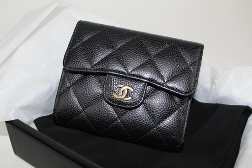 CHANEL CLASSIC SMALL CAVIER FLAP WALLET - LuxurySnob