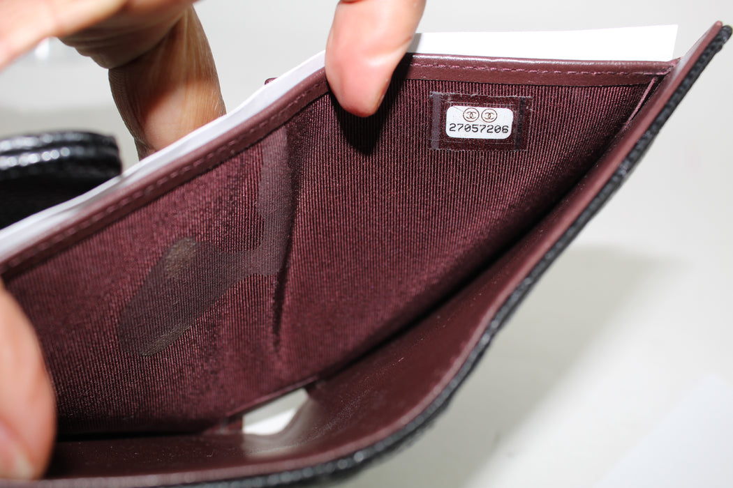 CHANEL CLASSIC SMALL CAVIER FLAP WALLET - LuxurySnob