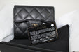 CHANEL CLASSIC SMALL CAVIER FLAP WALLET - LuxurySnob