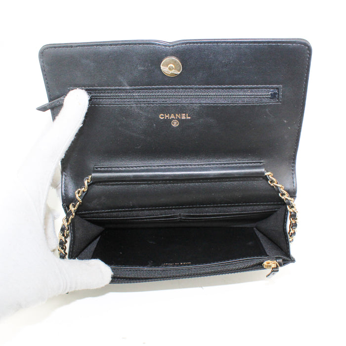 Chanel Wallet on Chain in Black