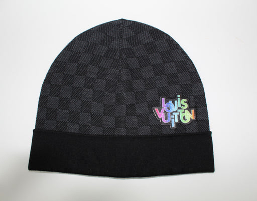 LOUIS VUITTON DAMIER GRAPHITE 12 LETTERS PETIT DAMIER HAT - LuxurySnob
