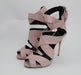 GIUSEPPE ZANOTTI PINK COLINE SNAKE SKIN SANDALS - LuxurySnob