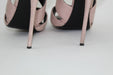 GIUSEPPE ZANOTTI PINK COLINE SNAKE SKIN SANDALS - LuxurySnob