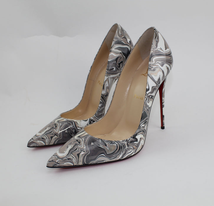 CHRISTIAN LOUBOUTIN SO KATE 120 PATENT APT - LuxurySnob