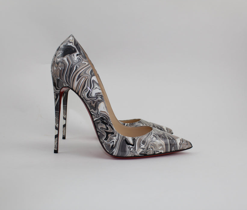 CHRISTIAN LOUBOUTIN SO KATE 120 PATENT APT - LuxurySnob