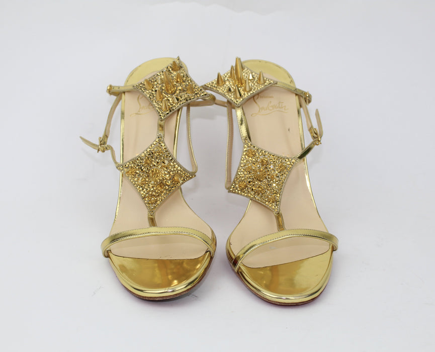 CHRISTIAN LOUBOUTIN LADY MAX 100mm SANDALS - LuxurySnob