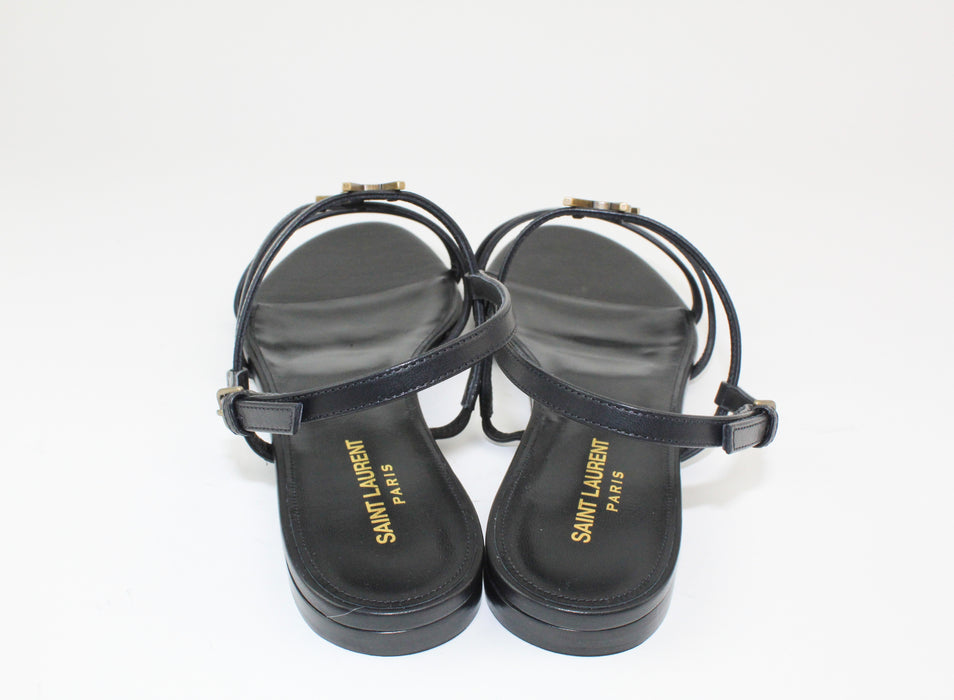 Saint Laurent Monogram Casandra Sandals