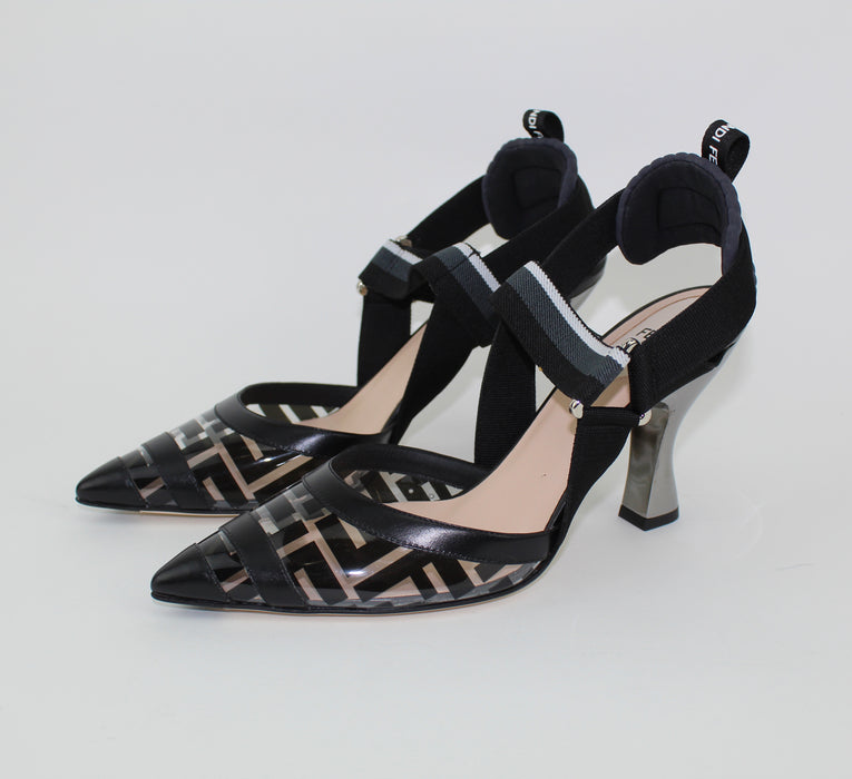 FENDI COLIBRÌ SLINGBACK PUMPS - LuxurySnob