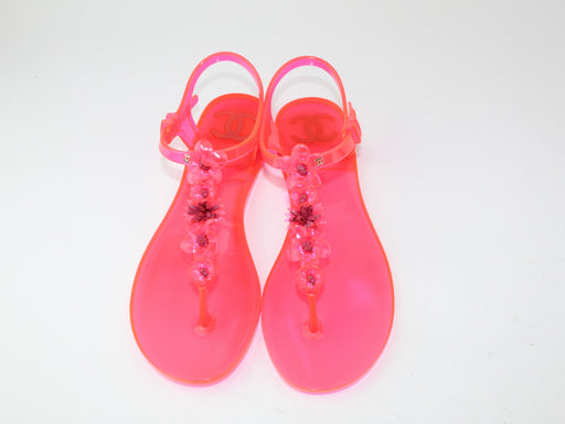 Chanel Thong Jelly Sandals