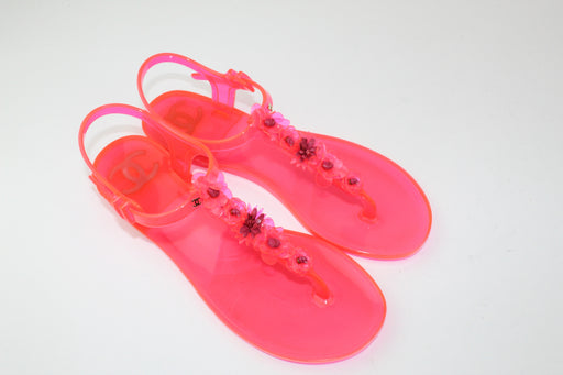 Chanel Thong Jelly Sandals