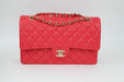 CHANEL CAVIAR DOUBLE FLAP MEDIUM BAG - LuxurySnob