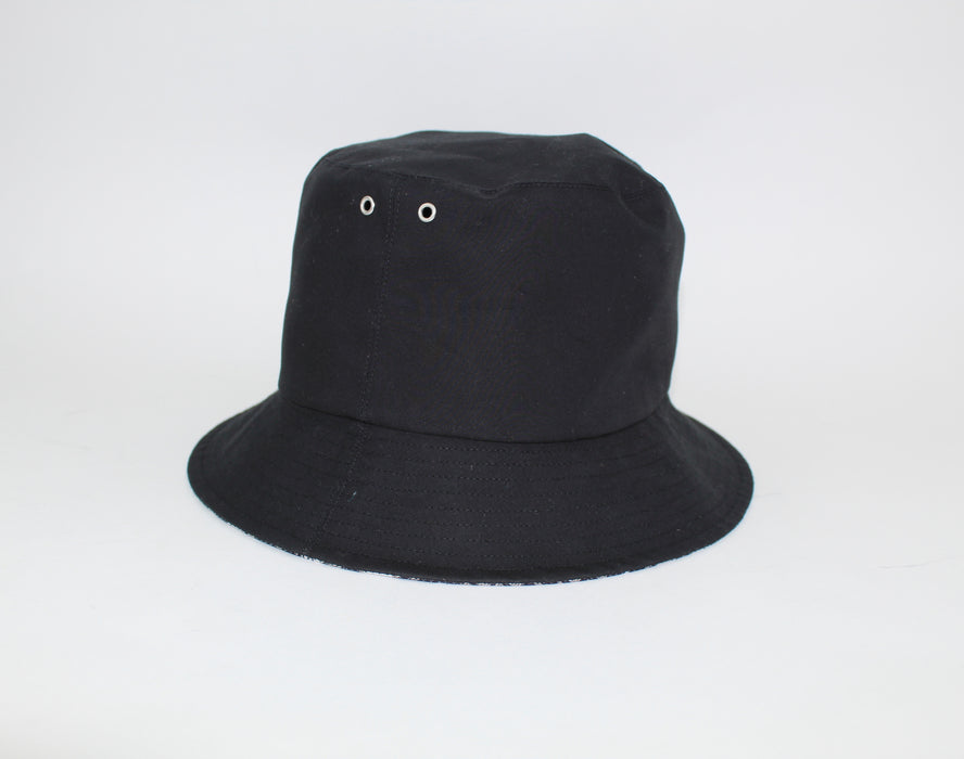 DIOR TEDDY D CD OBLIQUE BLACK SMALL-BRIM BUCKET HAT SIZE 58 - LuxurySnob