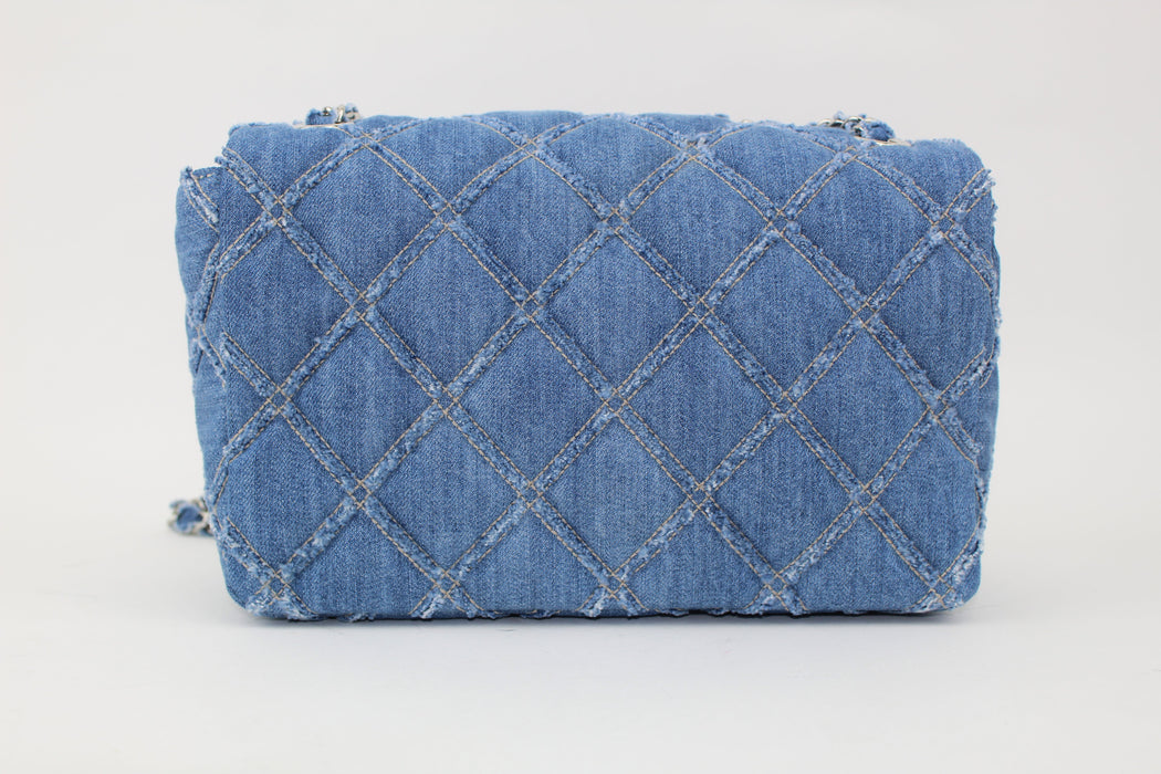 CHANEL DENIM FLAP BAG - LuxurySnob