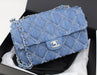 CHANEL DENIM FLAP BAG - LuxurySnob