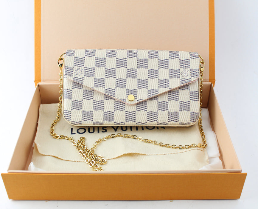 LOUIS VUITTON POCHETTE FELICIE AZUR - LuxurySnob