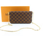 LOUIS VUITTON POCHETTE FELICIE DAMIER EBENE - LuxurySnob