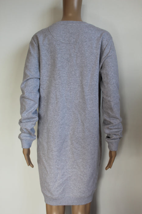 Kenzo Paris Tiger Flocked Sweatshirt Dress