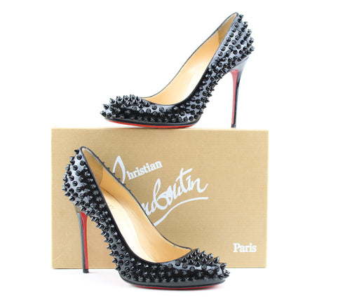 CHRISTIAN LOUBOUTIN FIFI SPIKES 100 mm size 38.5 - LuxurySnob