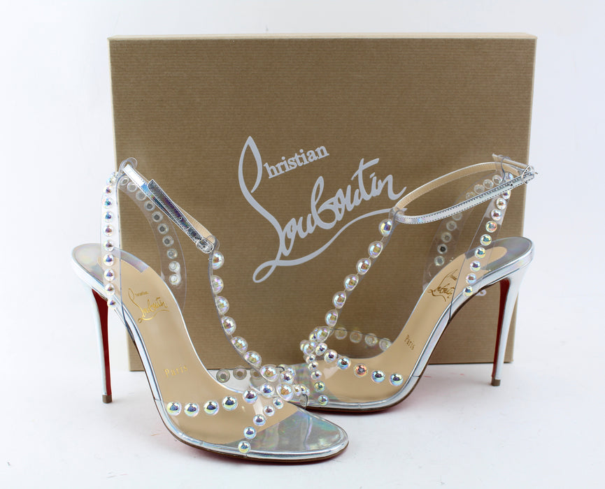 CHRISTIAN LOUBOUTIN FARIDARAVIE 100 MM PVC - LuxurySnob