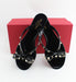 VALENTINO ROCKSTUD PVC SANDALS BLACK - LuxurySnob