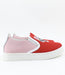 FENDI KIDS PATCH-APPLIQUÉD SLIP-ON SNEAKERS - LuxurySnob