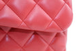 CHANEL LAMBSKIN DOUBLE FLAP JUMBO BAG