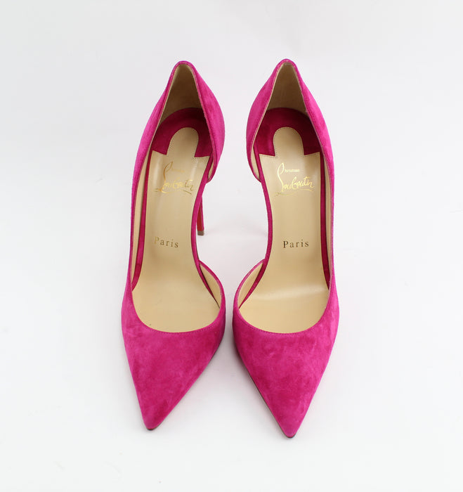 CHRISTIAN LOUBOUTIN IRIZA ROSA 100mm SIZE 39 - LuxurySnob
